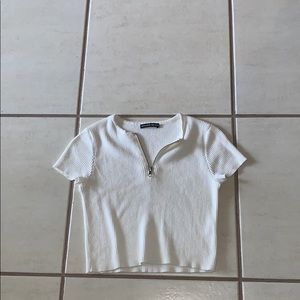 White brandy Melville crop top
